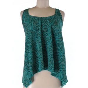 Eight Sixty Teal Sleeveless Blouse XS